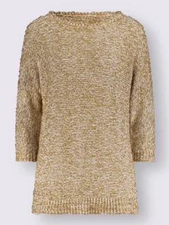 Pull à manches 3/4 joli fil fantaisie