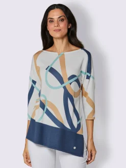 Pull à manches 3/4 mélange de modal doux