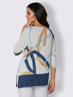 Pull à manches 3/4 mélange de modal doux