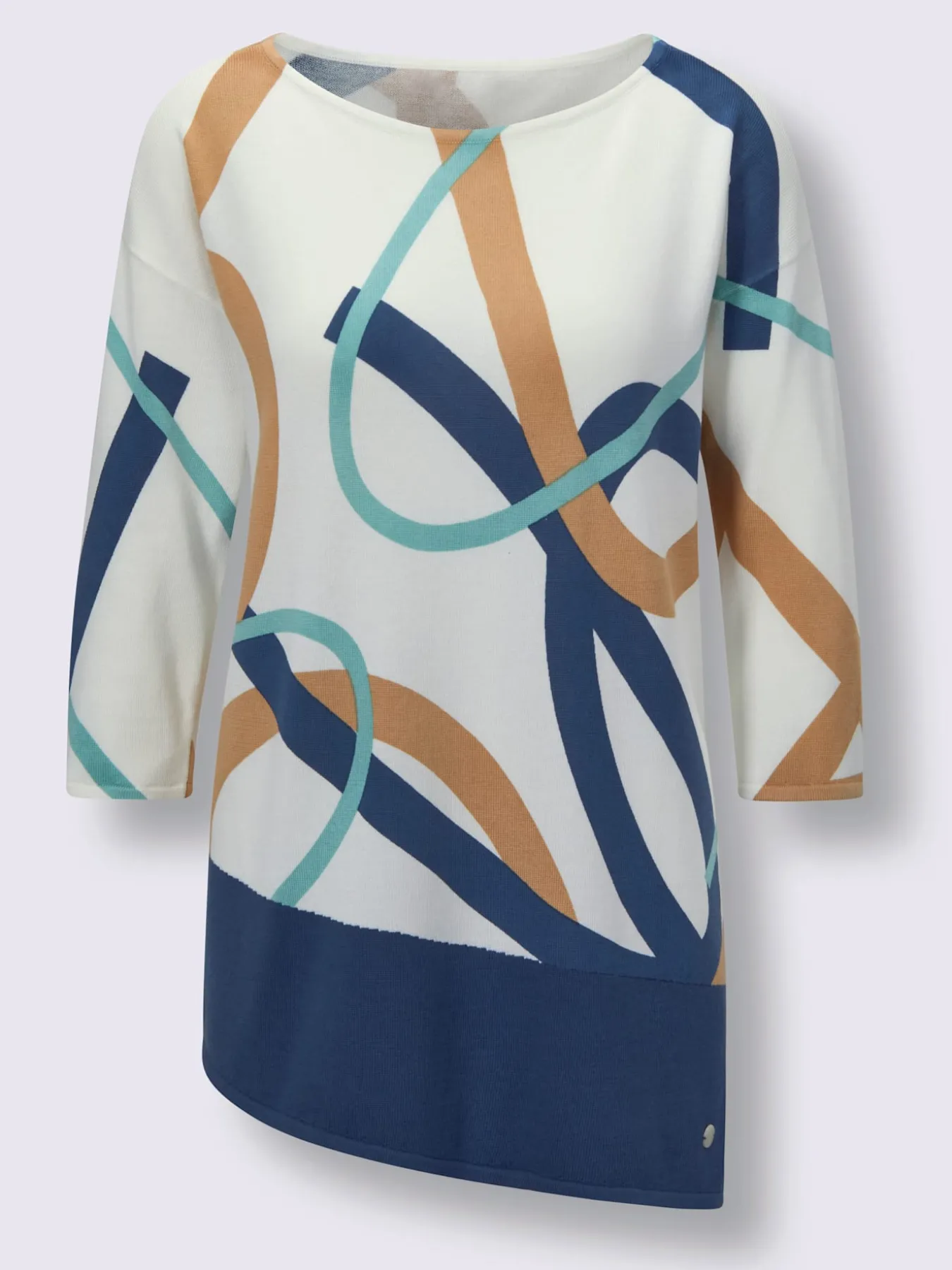 Pull à manches 3/4 mélange de modal doux