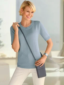 Pull à manches courtes 50% coton