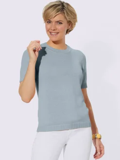 Pull à manches courtes 50% coton