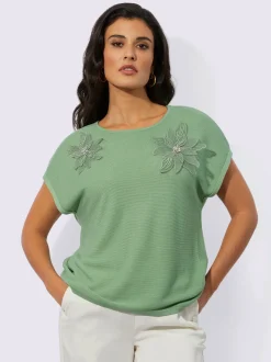 Pull à manches courtes 42% viscose