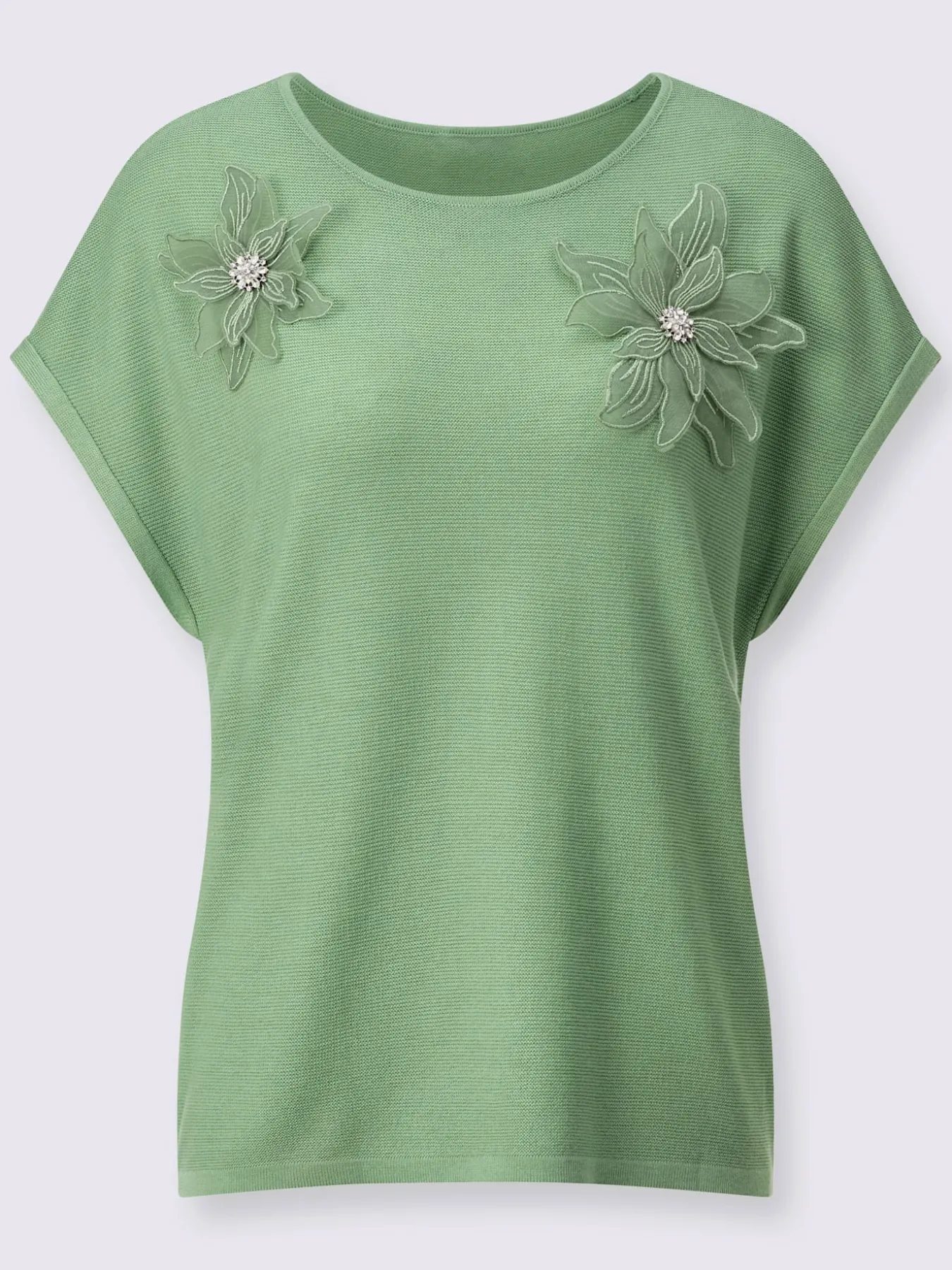 Pull à manches courtes 42% viscose
