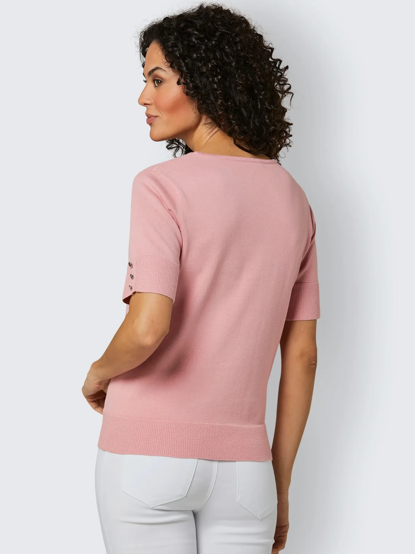 Pull à manches courtes coton 100% qualité mercerisée