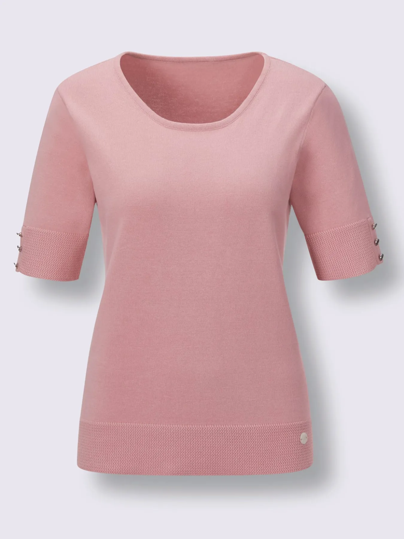 Pull à manches courtes coton 100% qualité mercerisée