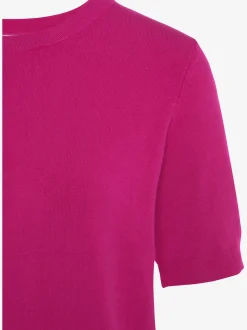 Pull à manches courtes encolure ronde