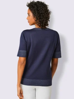 Pull à manches courtes qualité coton doux sur la peau