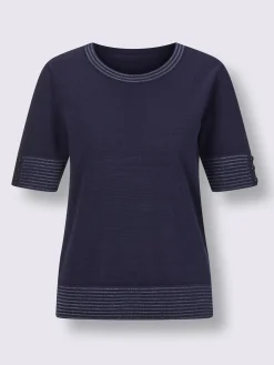 Pull à manches courtes qualité coton doux sur la peau