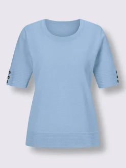 Pull à manches courtes qualité coton doux sur la peau