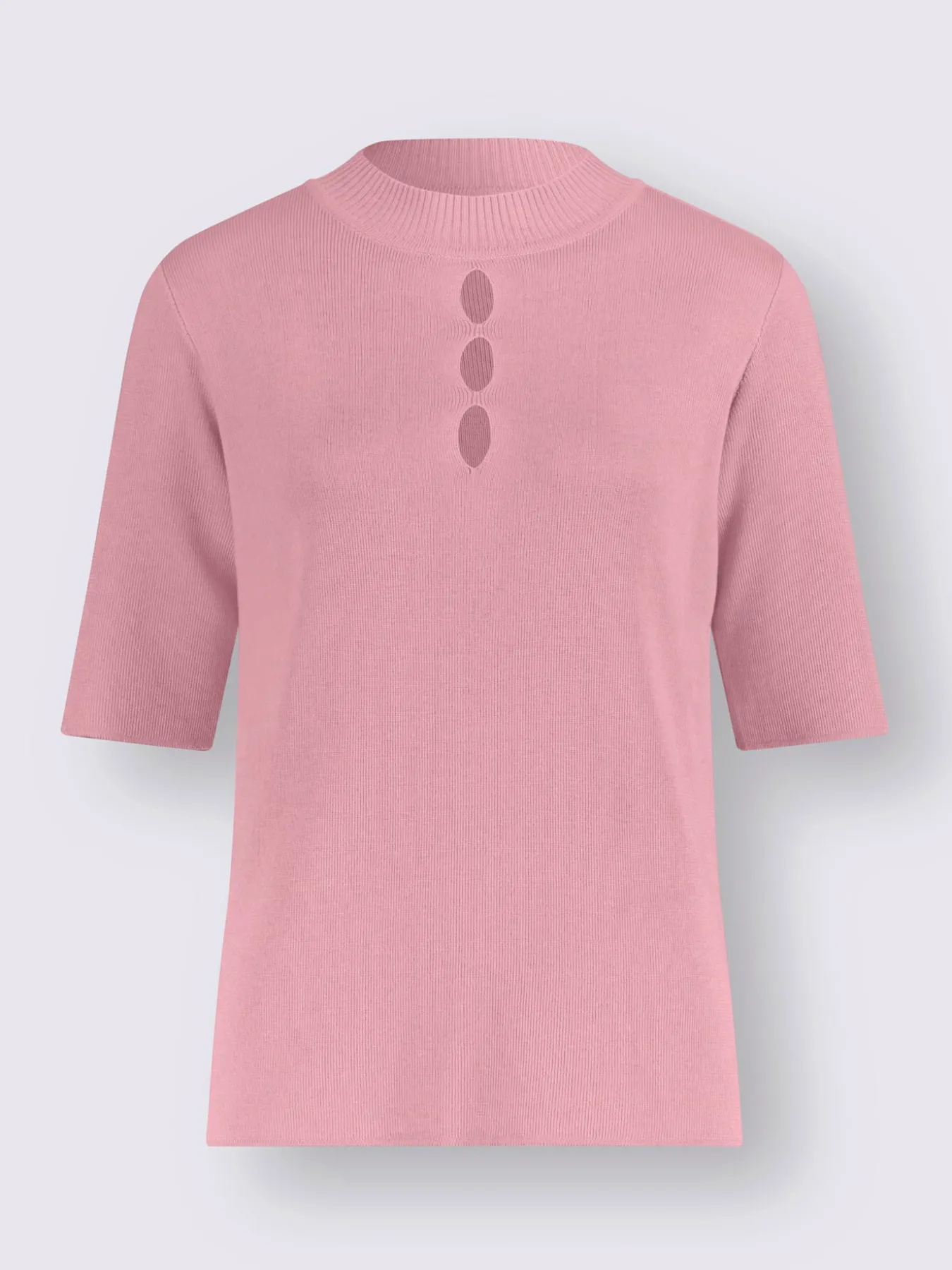 Pull à manches courtes tricot soigné