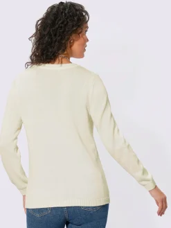 Pull à manches longues 50% coton