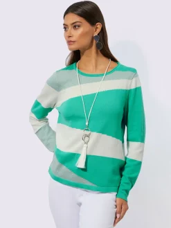 Pull à manches longues 96% coton