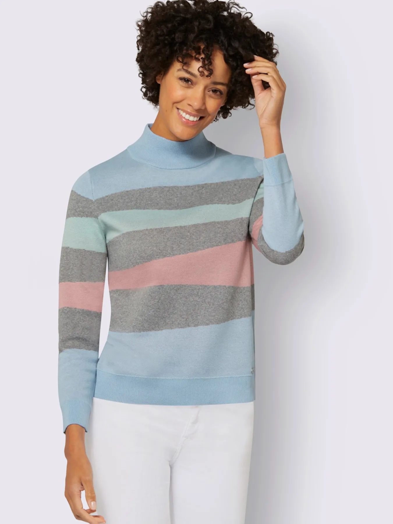 Pull à manches longues 64% coton