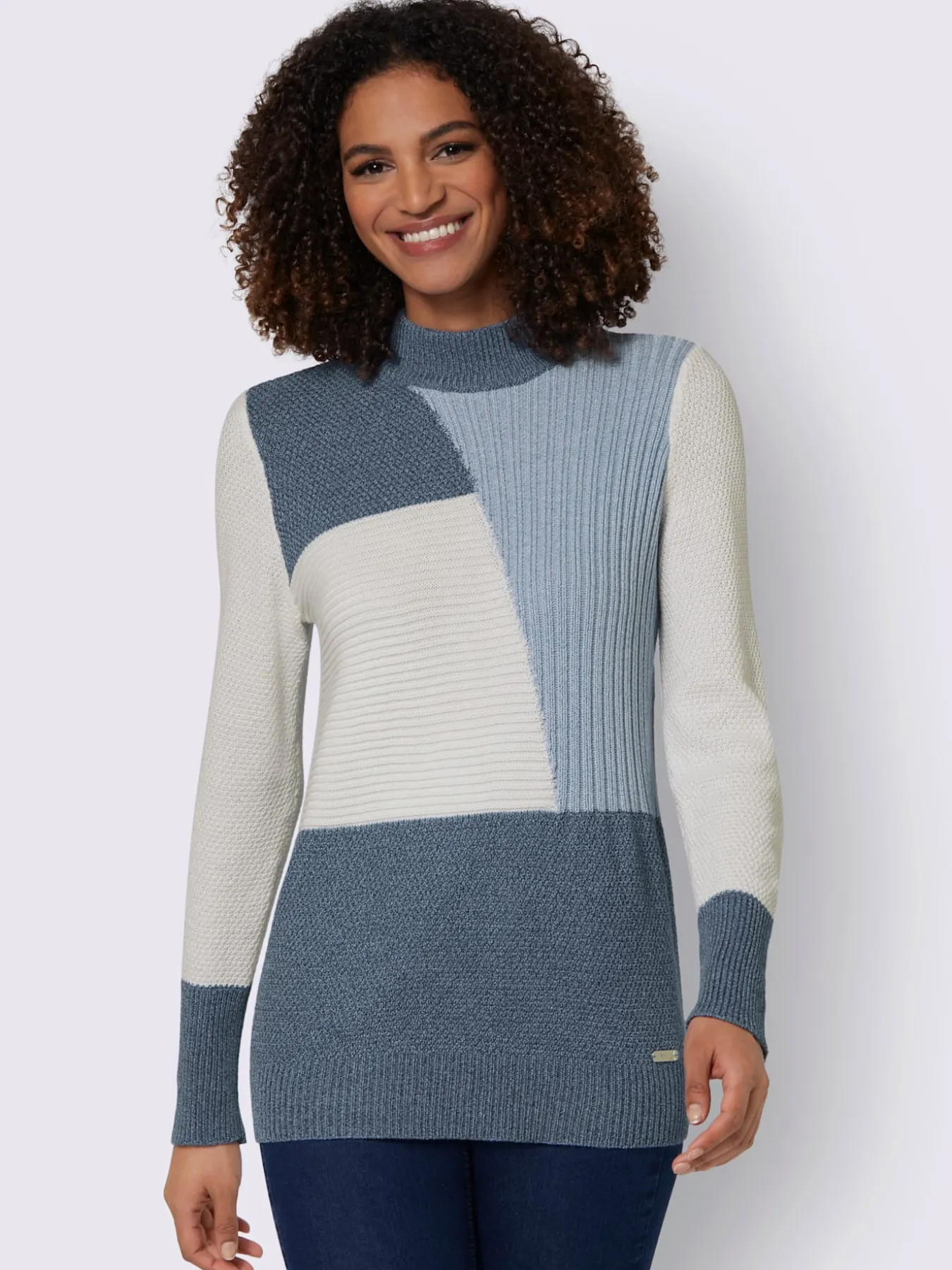 Pull à manches longues 50% coton