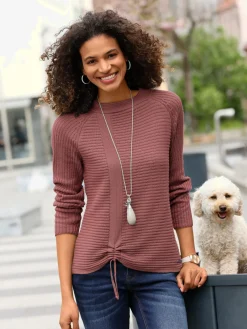 Pull à manches longues 50% coton