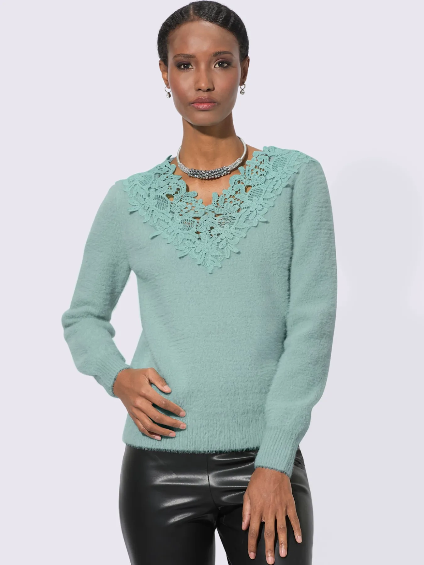 Pull à manches longues 25% lyocell