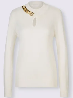Pull à manches longues 10% soie