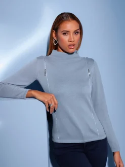 Pull à manches longues 60% viscose