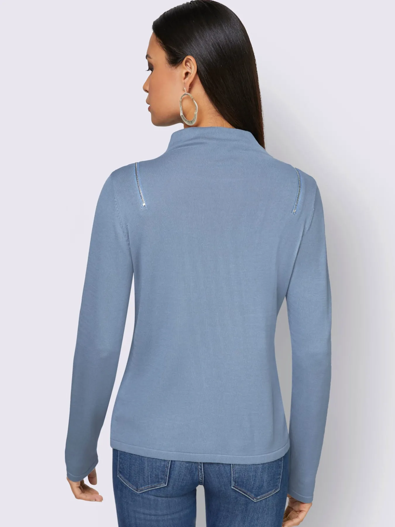 Pull à manches longues 60% viscose