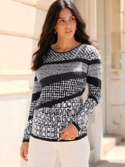 Pull à manches longues 60% viscose
