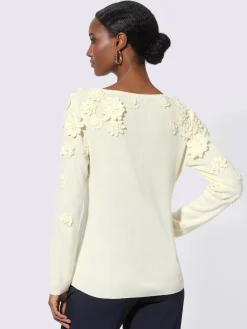 Pull à manches longues avec viscose (ecovero)