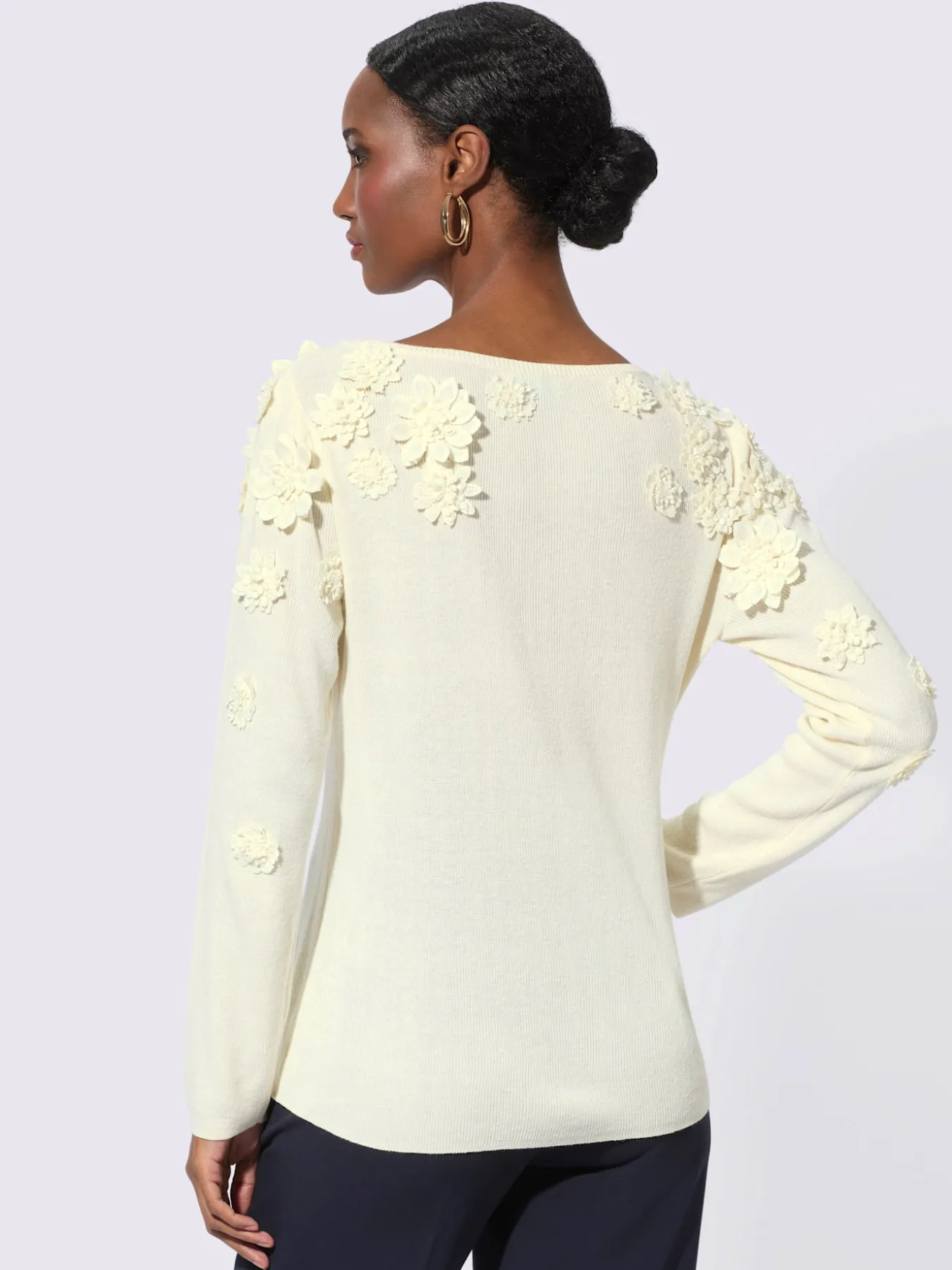 Pull à manches longues avec viscose (ecovero)