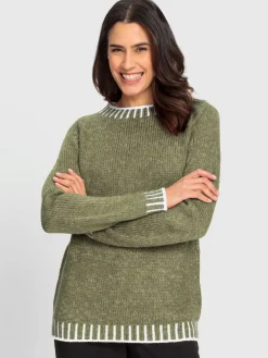 Pull à manches longues avec laine