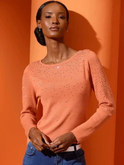 Pull à manches longues avec viscose (ecovero)