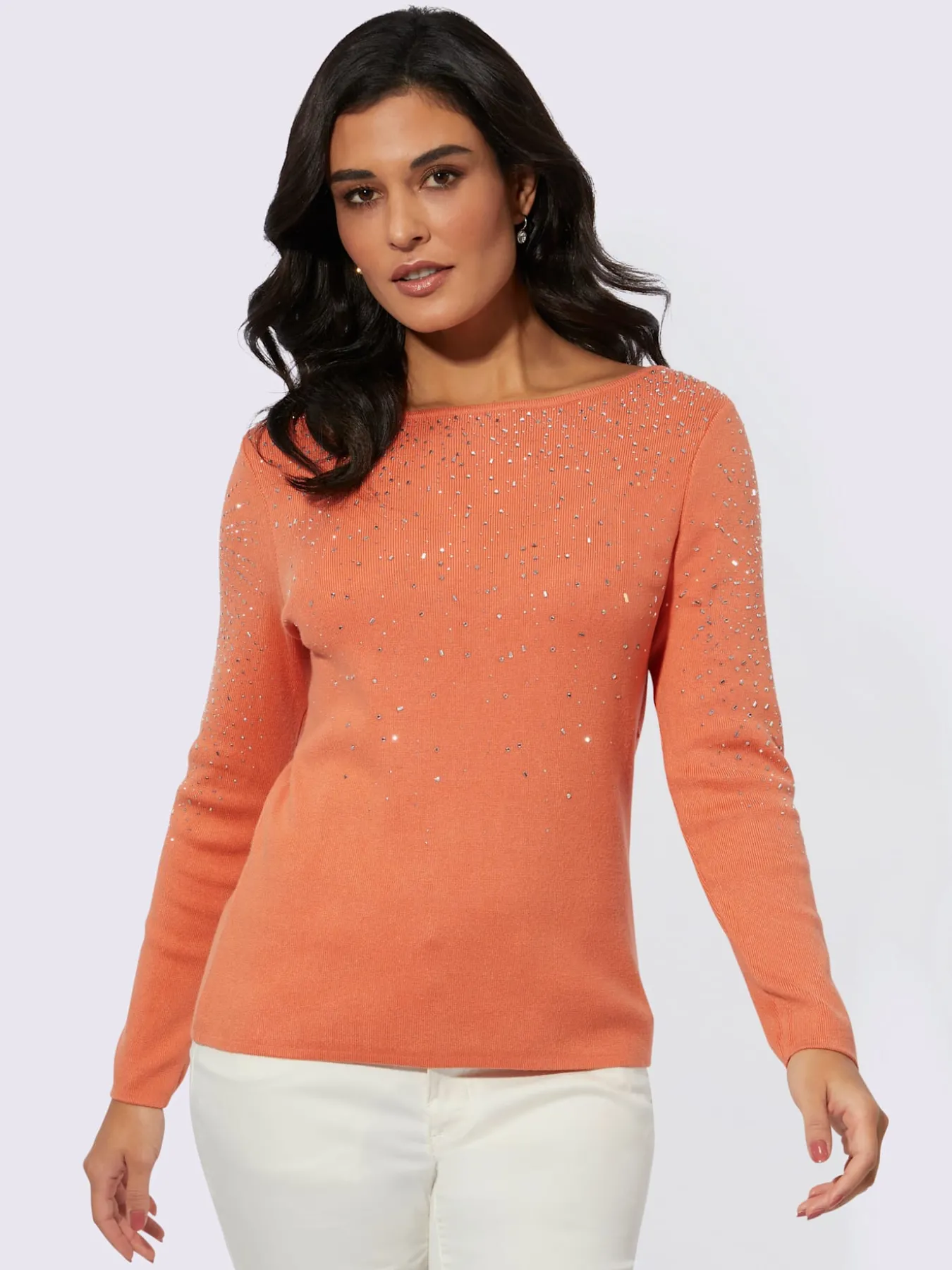 Pull à manches longues avec viscose (ecovero)