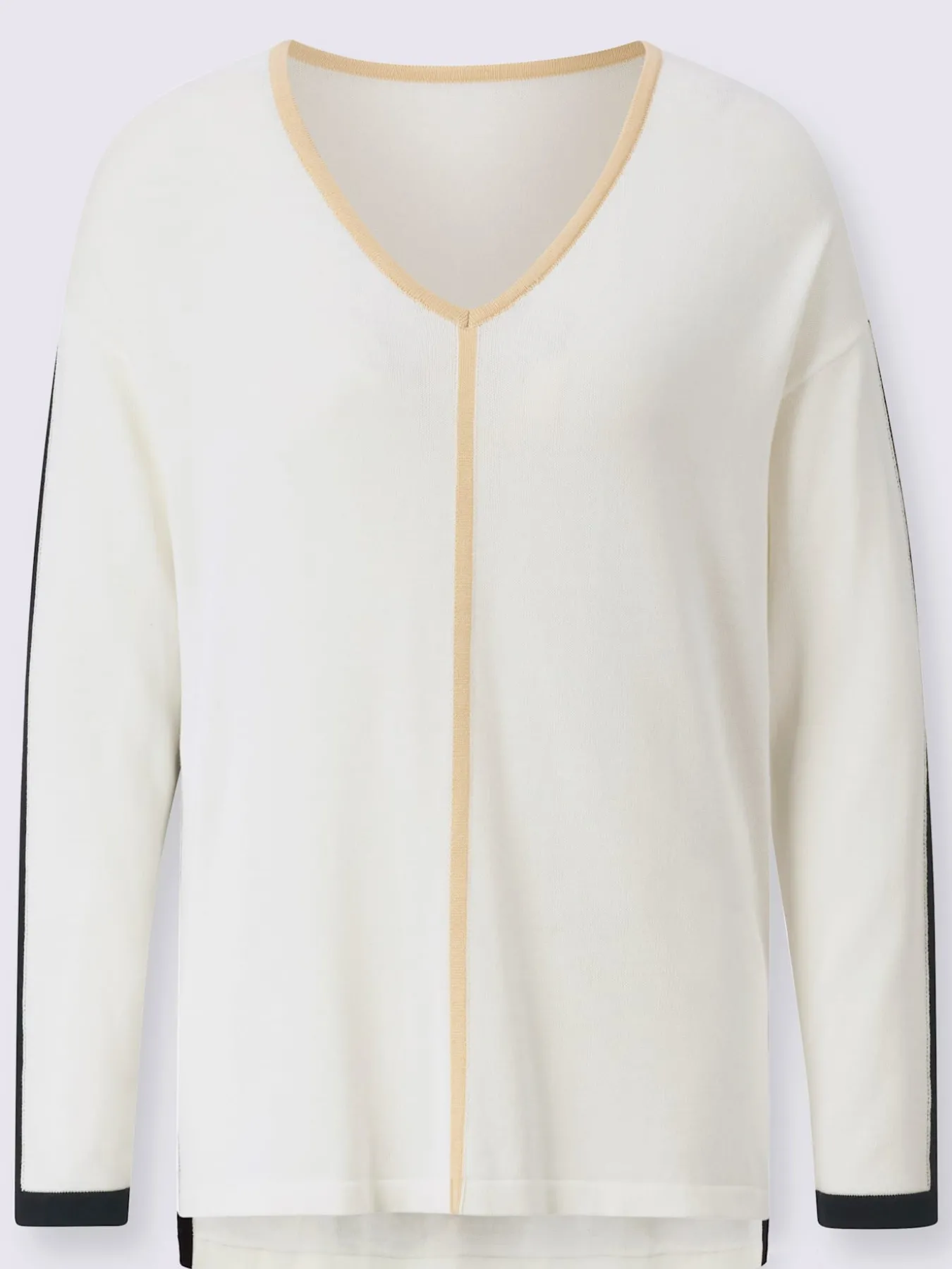 Pull à manches longues avec viscose