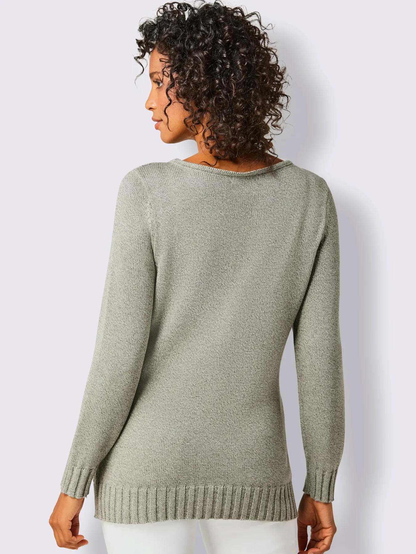 Pull à manches longues mélange de qualité