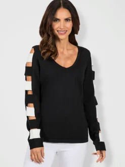 Pull à manches longues qualité viscose douce