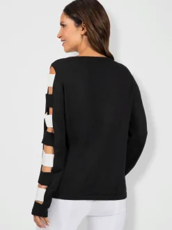 Pull à manches longues qualité viscose douce