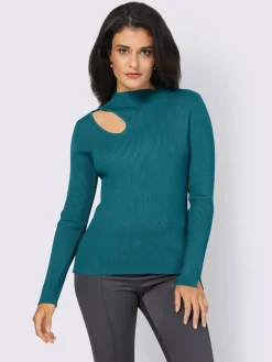 Pull à manches longues viscose