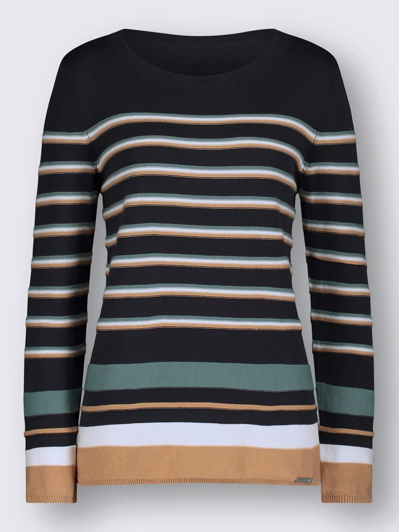 Pull à rayures 50% coton