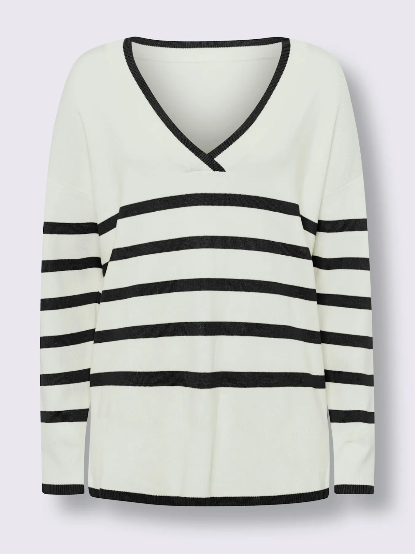 Pull à rayures 70% viscose