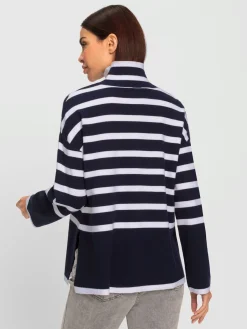 Pull à rayures motif à rayures mode