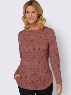 Pull ajouré affinant