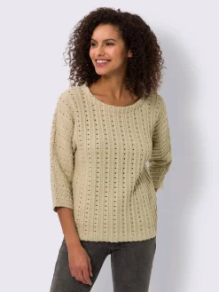 Pull ajouré motif ajouré léger