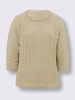 Pull ajouré motif ajouré léger