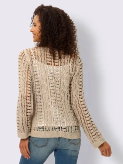 Pull ajouré motif ajouré léger