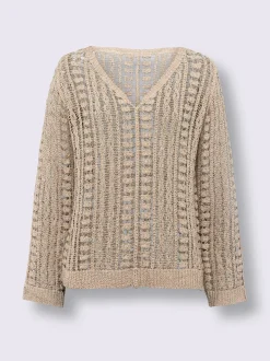 Pull ajouré motif ajouré léger