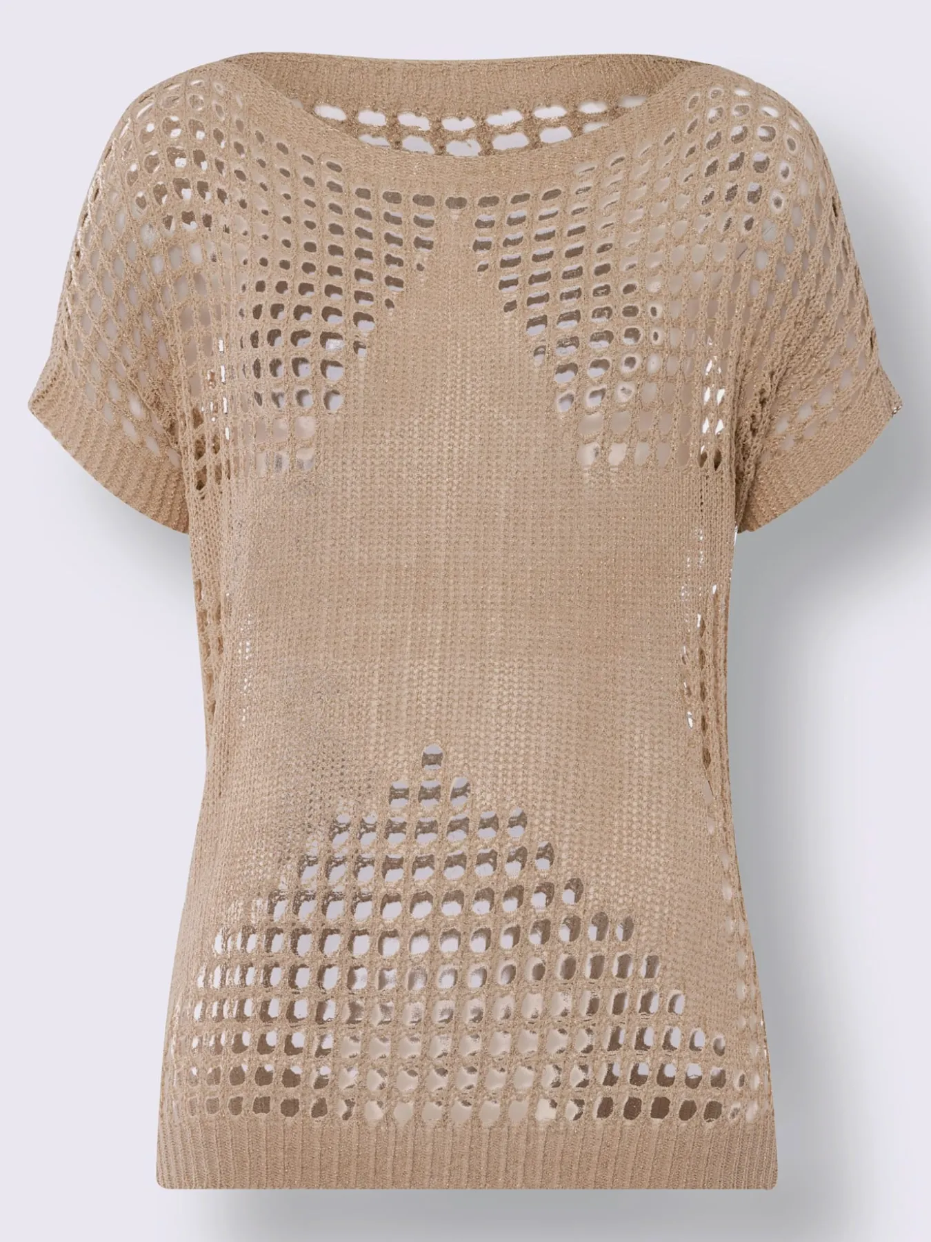 Pull ajouré motif ajouré léger