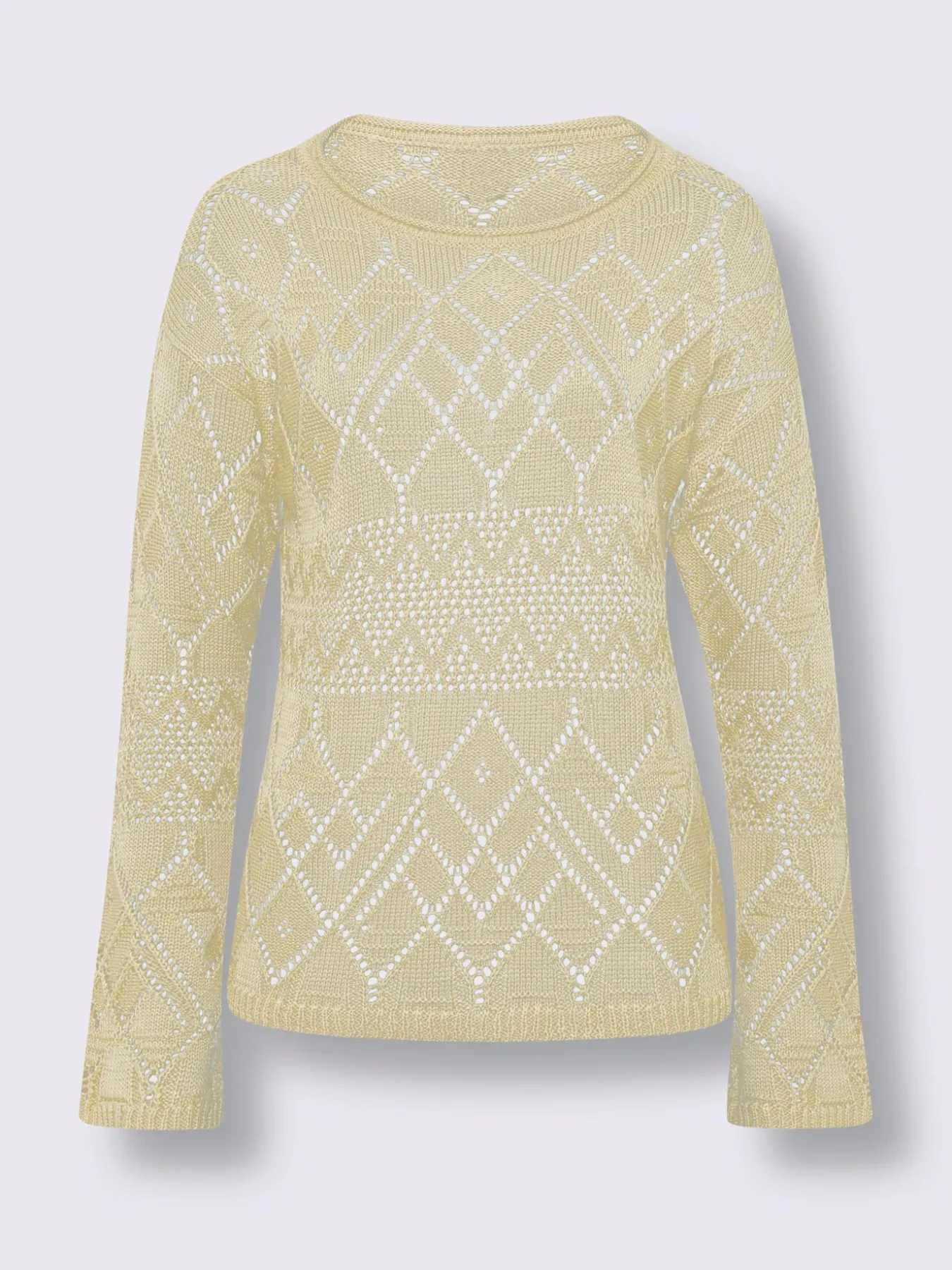 Pull ajouré motif ajouré léger
