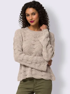 Pull ajouré tricot ajouré