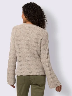 Pull ajouré tricot ajouré