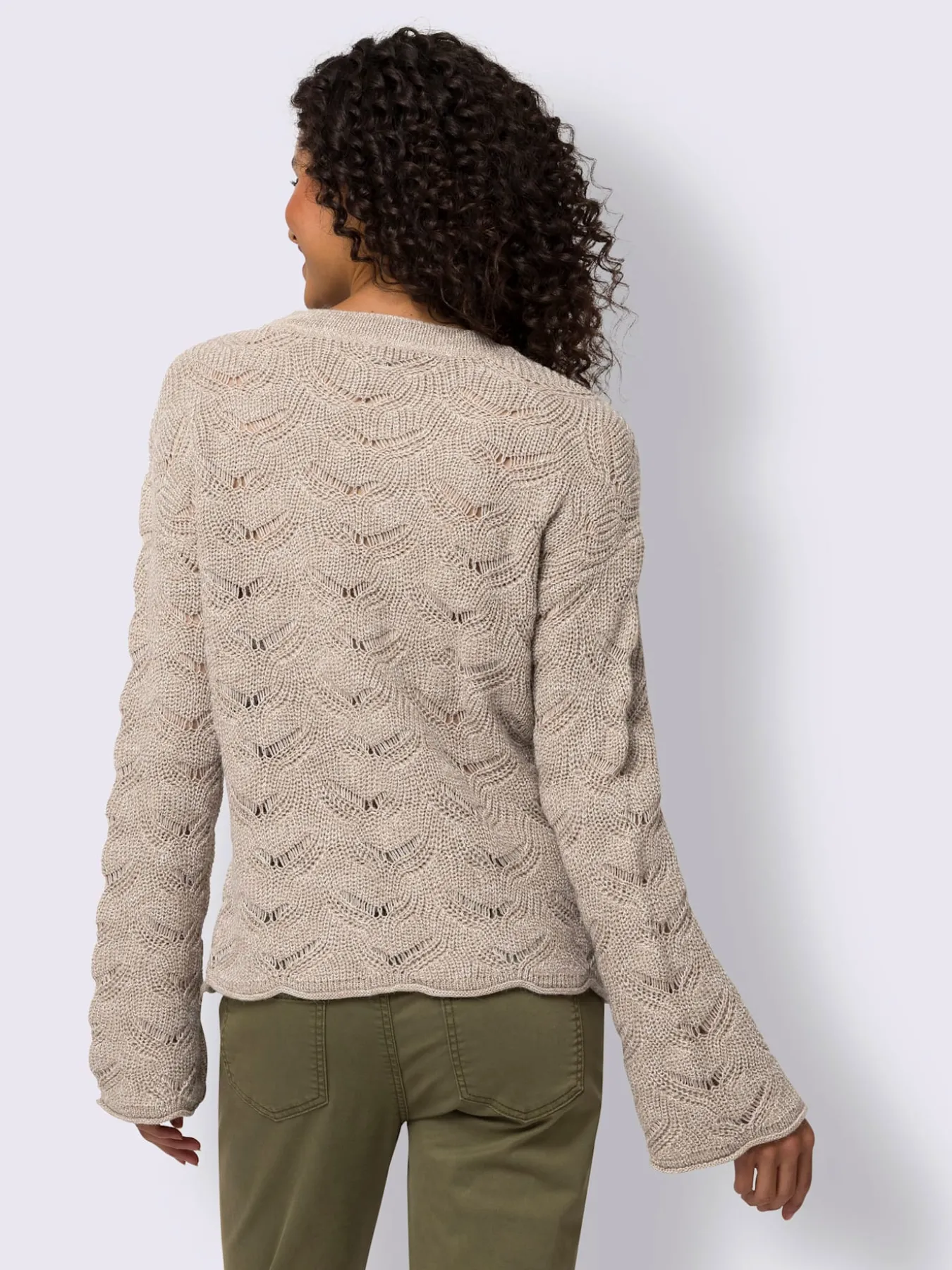 Pull ajouré tricot ajouré