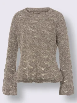 Pull ajouré tricot ajouré