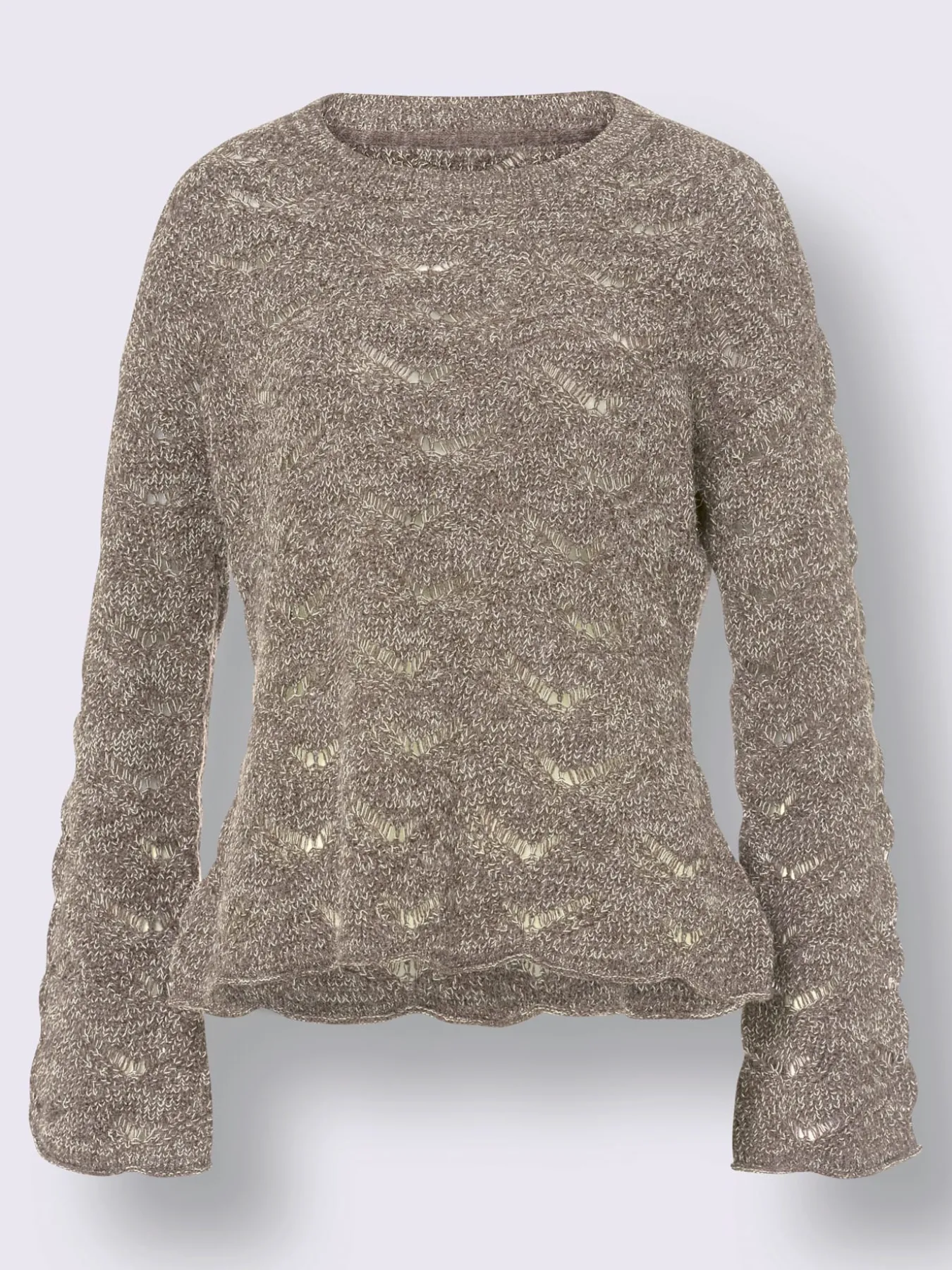 Pull ajouré tricot ajouré